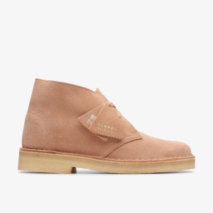 Botas Clarks Desert Boot Warm Beige Mujer Beige | YZRD-92581