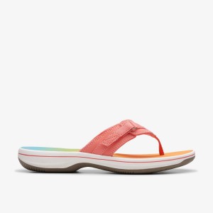 Sandalias Clarks Breeze Sea Coral Ombre Mujer Coral | BYUM-92301