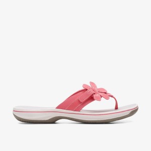 Sandalias Clarks Brinkley Flora Bright Coral Mujer Coral Claro | KZIJ-29741