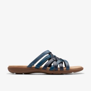 Sandalias Clarks Elizabelle Rio Blue Multicolour Mujer Azules | KAXW-48129