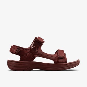 Sandalias Clarks Martine Rose Mens Sandal 2 Oxblood Textile Hombre Burdeos | SZBG-27409