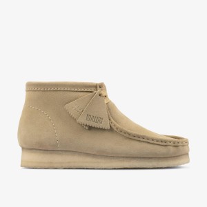 Wallabees Clarks Wallabee Boot Maple Suede Hombre Maple | BTRE-94012