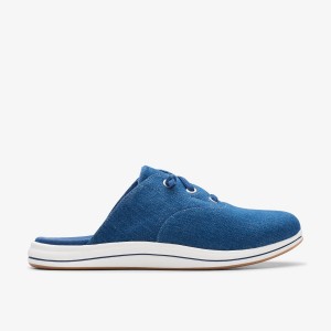 Zapatillas Sin Cordones Clarks Breeze Clara Dark Denim Mujer Azules Oscuro | WSET-08936