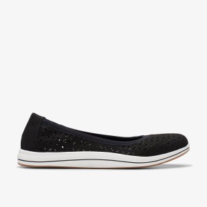 Zapatillas Sin Cordones Clarks Breeze Roam Black Mujer Negras | DAWC-86095