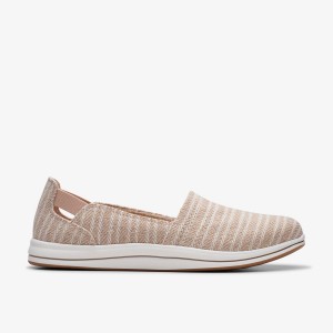 Zapatillas Sin Cordones Clarks Breeze Step II Sand Mujer Marrones | KGLY-50768