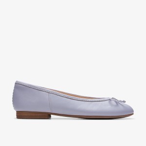 Zapatillas Sin Cordones Clarks FAWNA LILY Lilac Leather Mujer Moradas | HATQ-49652