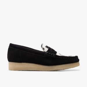 Zapatillas Sin Cordones Clarks Wallabee Loafer Cow Print HairOn Mujer Cow Print HairOn | MVPI-13695