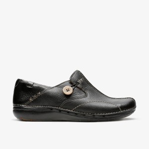 Zuecos Clarks Un Loop Black Mujer Negras | LZVS-18942