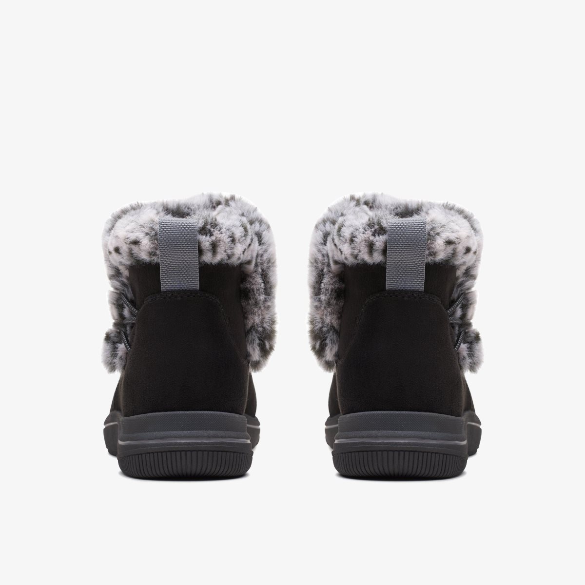 Botas Clarks Breeze Fur Black Mujer Negras | VDTJ-63582