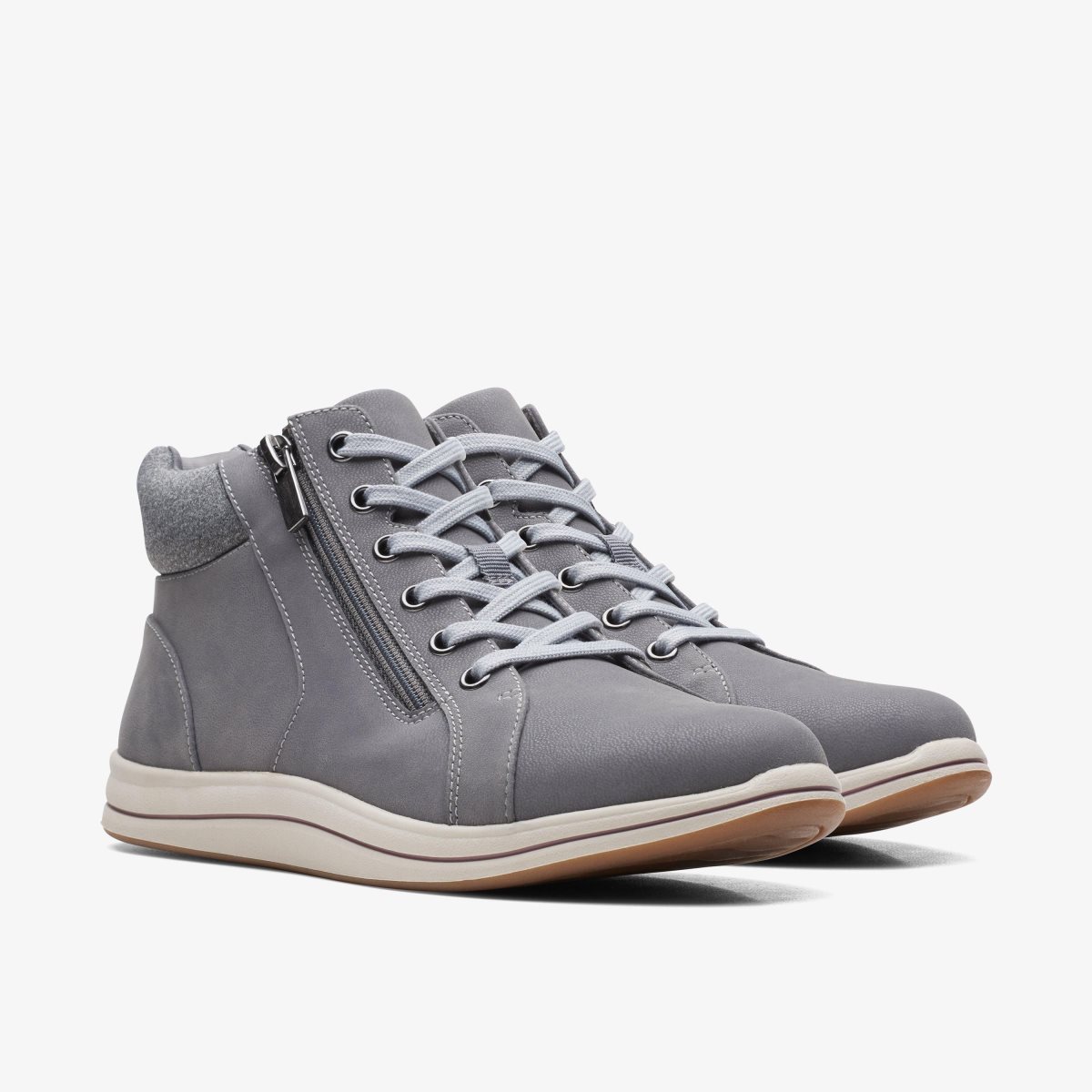 Botas Clarks Breeze Glide Dark Grey Mujer Gris Oscuro | IDQJ-59803