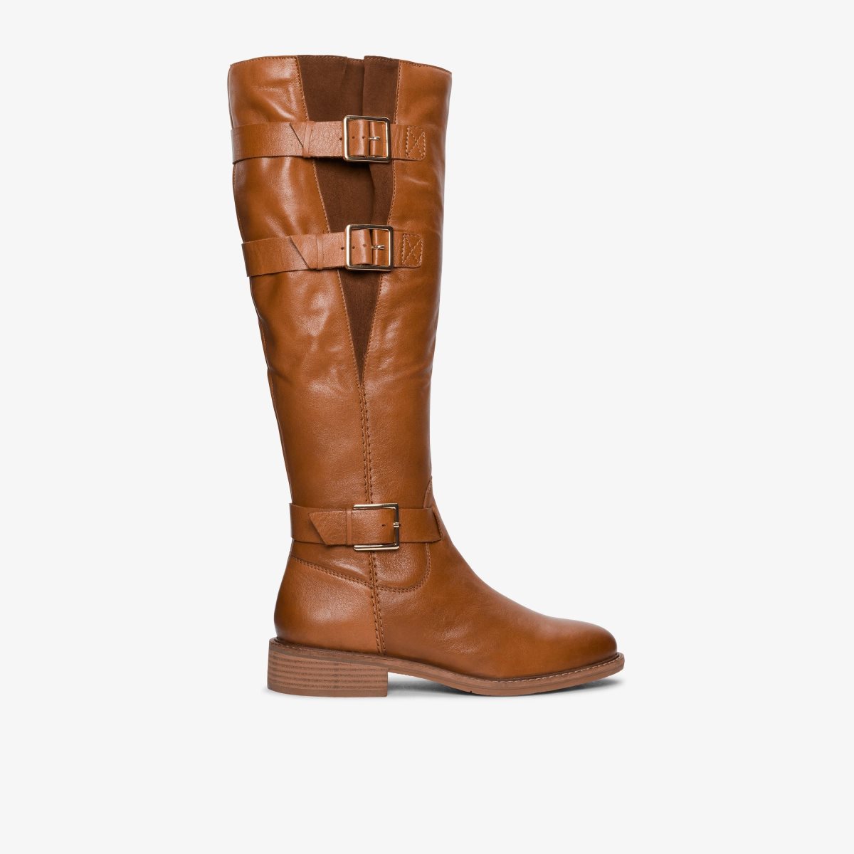 Botas Clarks Cologne Up British Tan Leather Mujer Marrones | NHOS-27863