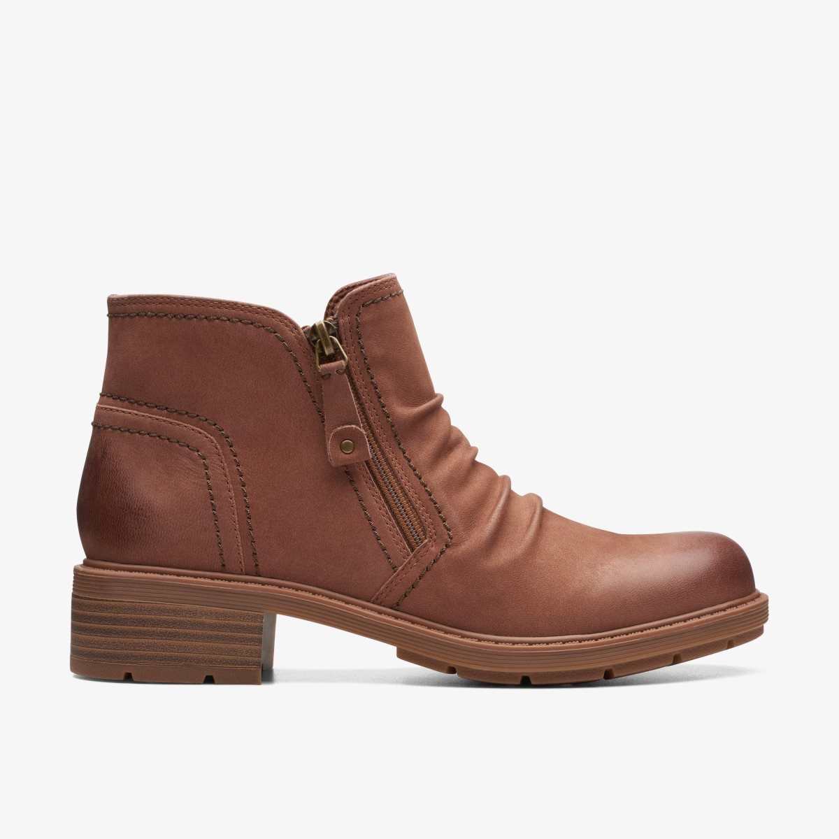 Botas Clarks Hearth Dove Tan Nubuck Mujer Marrones | YDWM-79152