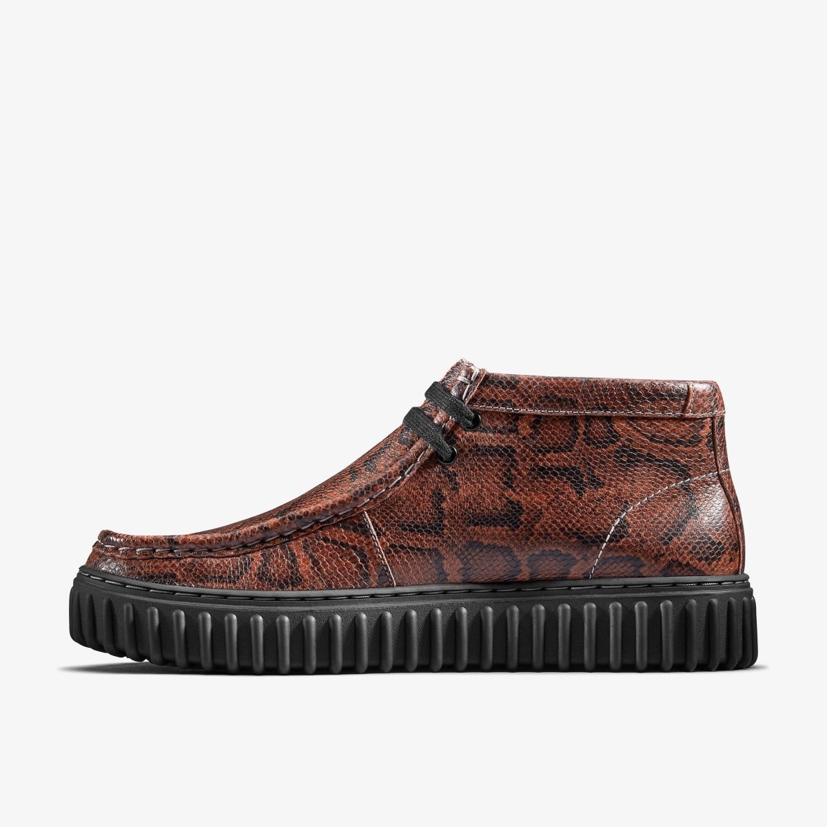 Botas Clarks Martine Rose Torhill Hi Brown Snake Hombre Marrones Serpent | GIAH-03627