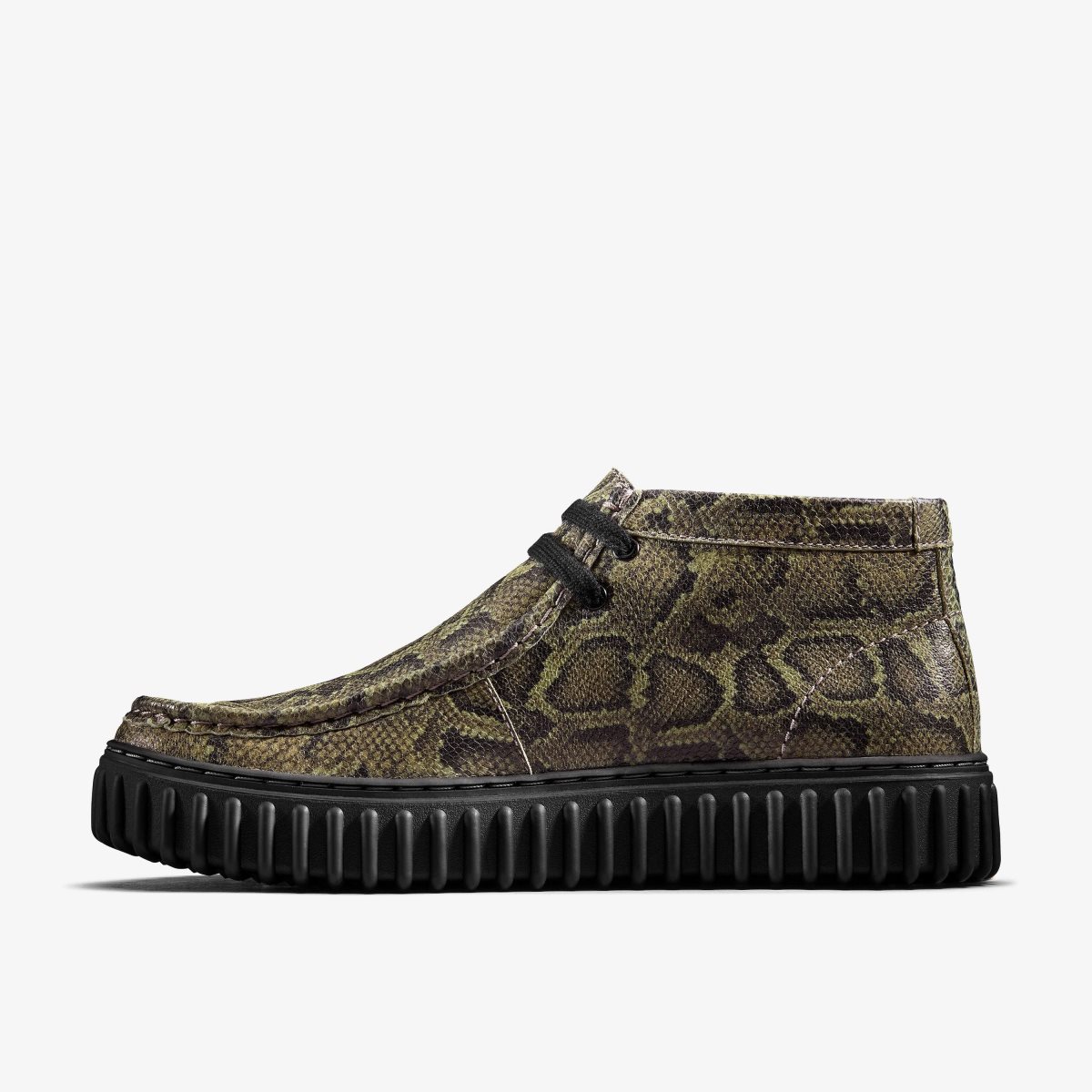 Botas Clarks Martine Rose Torhill Hi Green Snake Mujer Verde Serpent | YXFR-57908