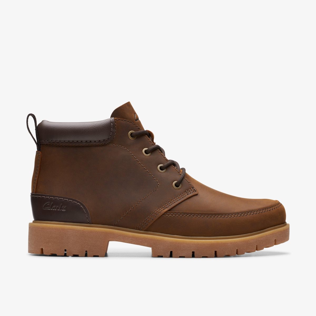 Botas Clarks Rossdale Mid Beeswax Leather Hombre Beeswax | NREU-32645