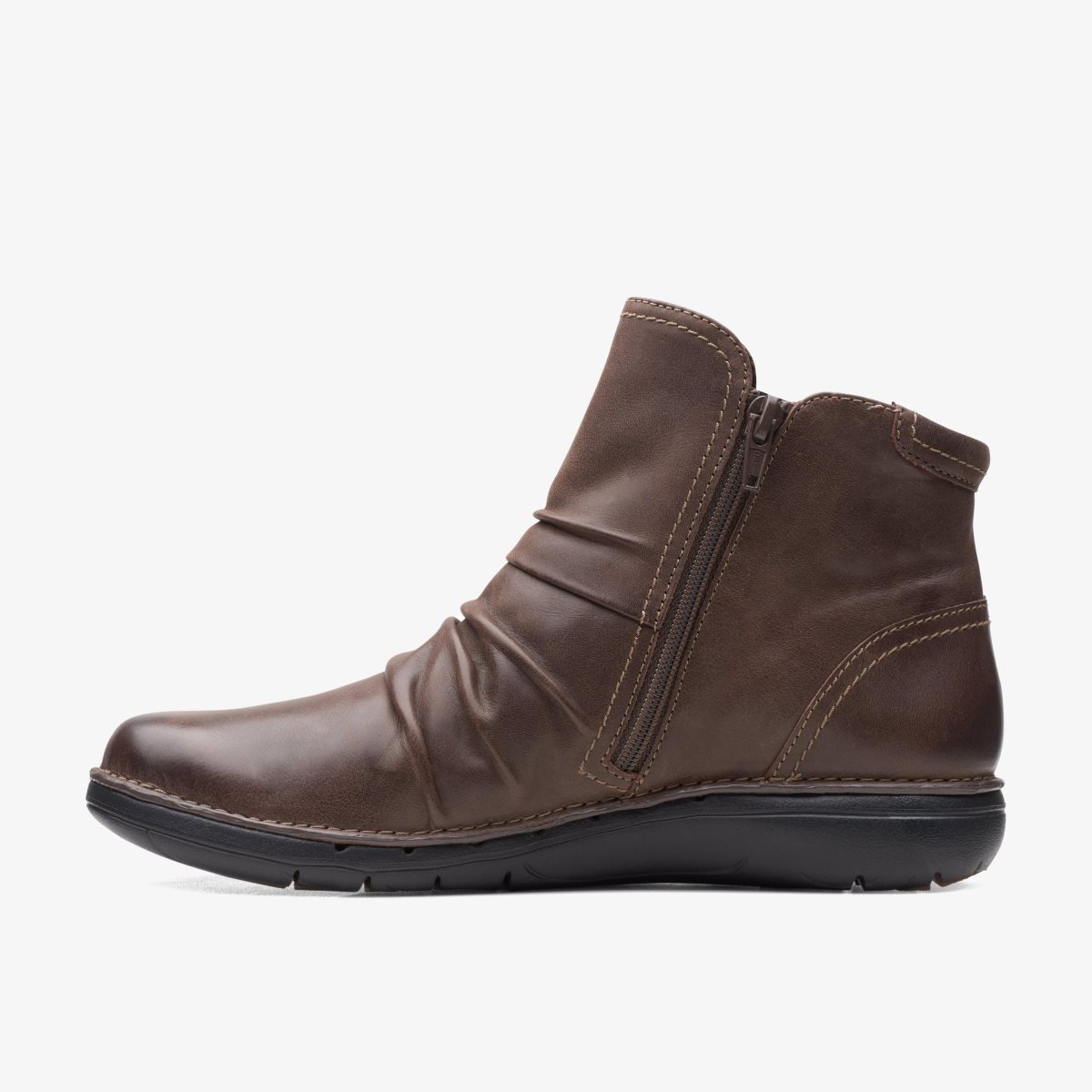 Botas Clarks Un Loop Top Dark Brown Mujer Marrones Oscuro | TREX-13470