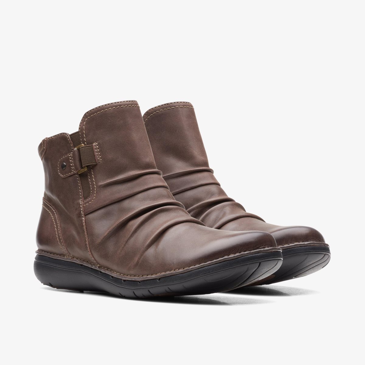 Botas Clarks Un Loop Top Dark Brown Mujer Marrones Oscuro | TREX-13470