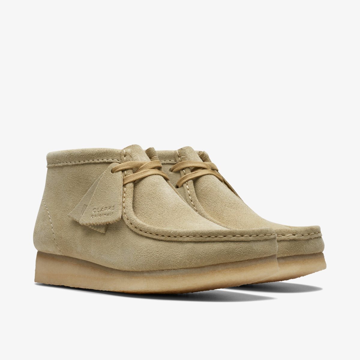 Botas Clarks Wallabee Boot Maple Suede Mujer Maple | UYTW-46253