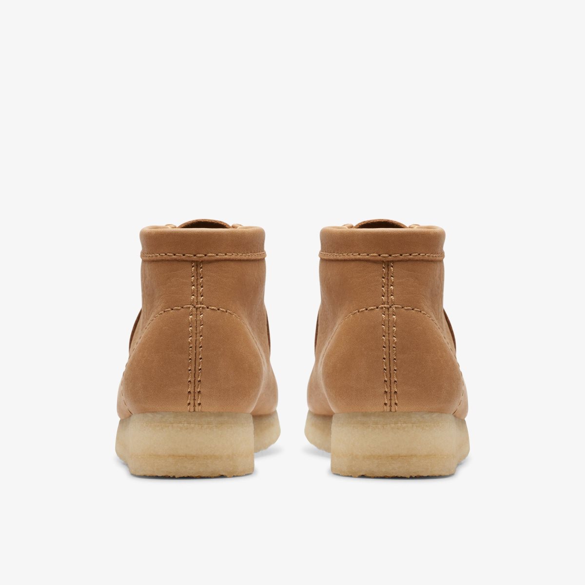 Botas Clarks Wallabee Boot Mid Tan Leather Mujer Marrones | ACUF-15970