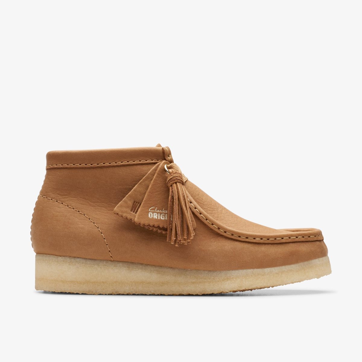 Botas Clarks Wallabee Boot Mid Tan Leather Mujer Marrones | ACUF-15970