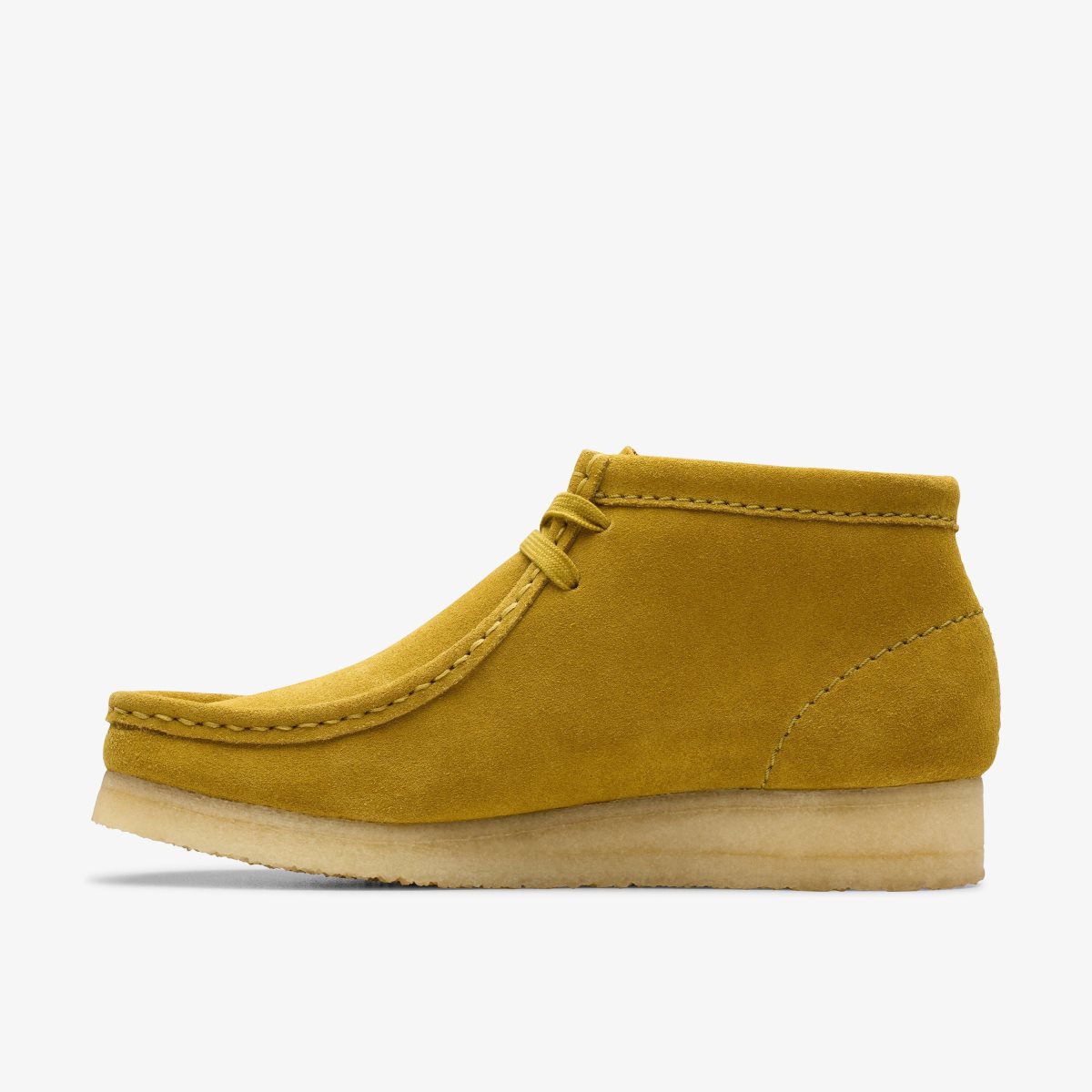 Botas Clarks Wallabee Boot Olive Suede Mujer Verde Oliva | XGAU-30791