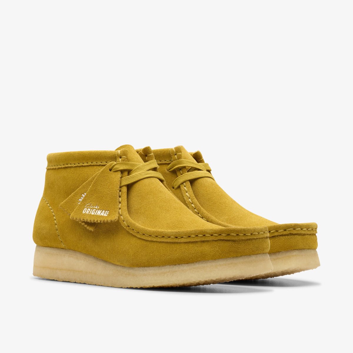 Botas Clarks Wallabee Boot Olive Suede Mujer Verde Oliva | XGAU-30791