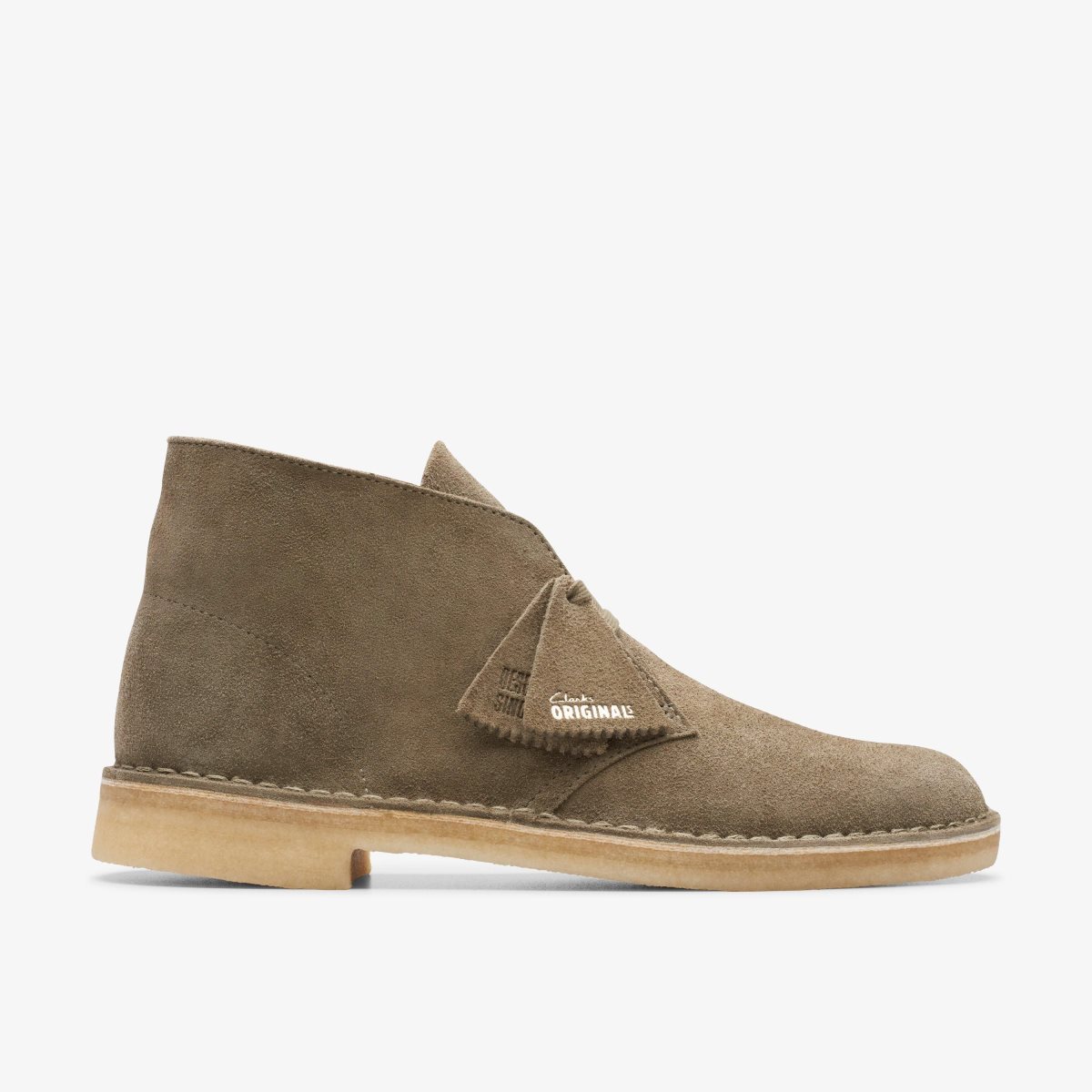 Botas De Desierto Clarks Desert Boot Pale Khaki Suede Hombre Kaki | LCJW-69034