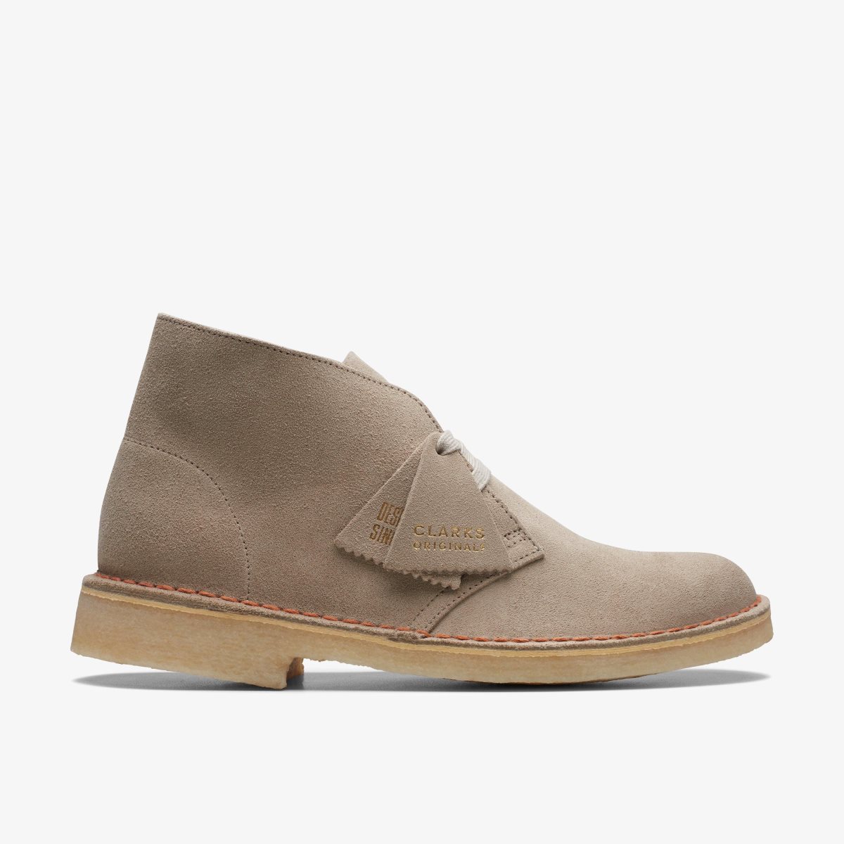 Botas De Desierto Clarks Desert Boot Sand Suede Hombre Marrones | ONXE-62450