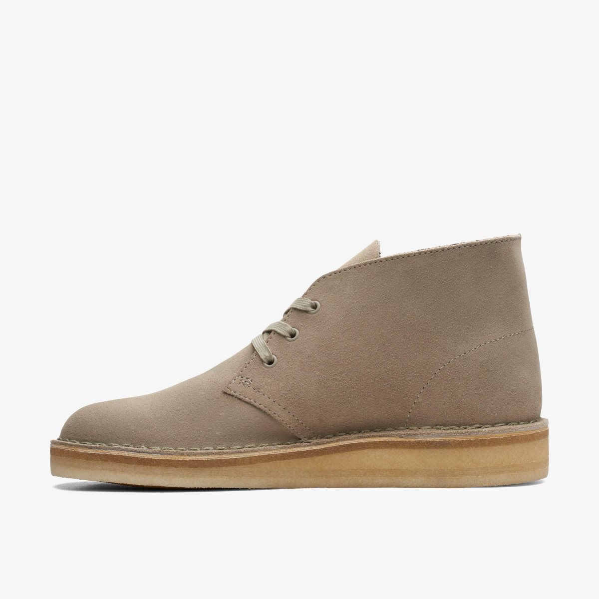 Botas De Desierto Clarks Desert Coal Stone Suede Hombre Gris | ZXGO-46091