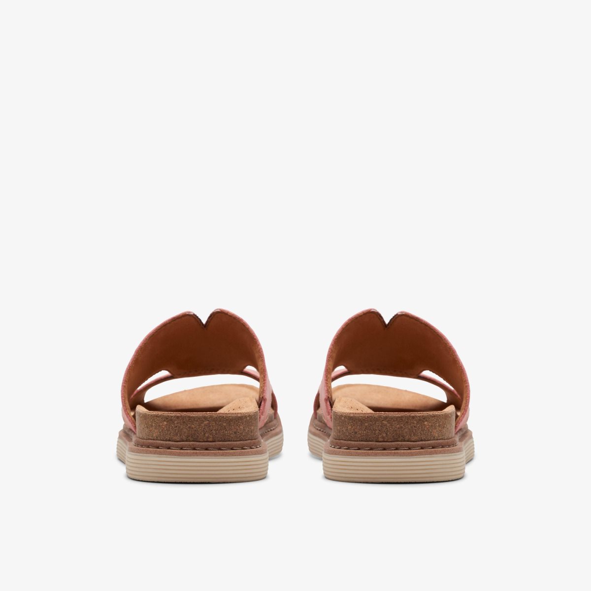 Sandalias Clarks Arwell Walk Peach Nubuck Mujer Coral | INXV-09261