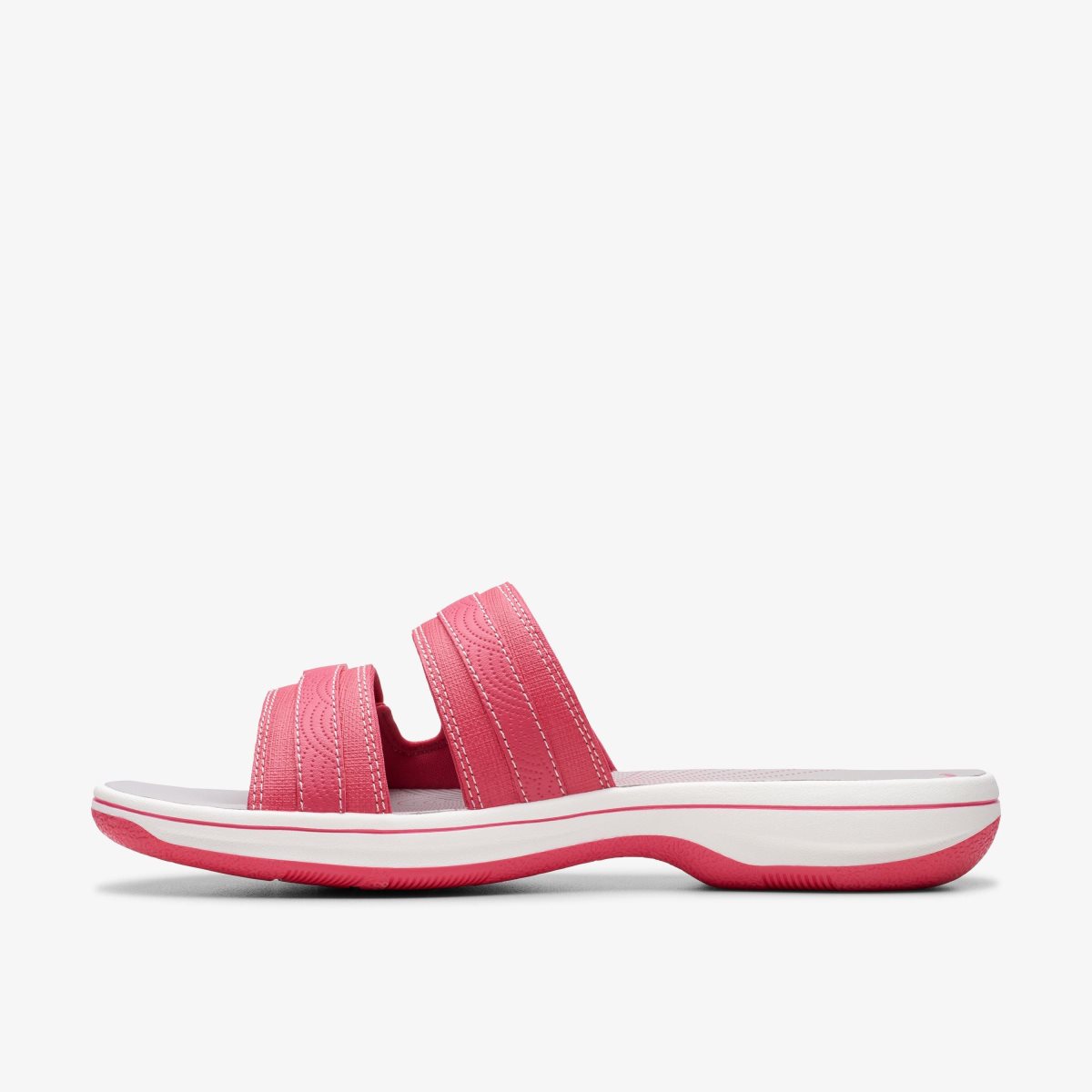 Sandalias Clarks Breeze Piper Bright Pink Combination Mujer Rosas Claro | IDYT-16453