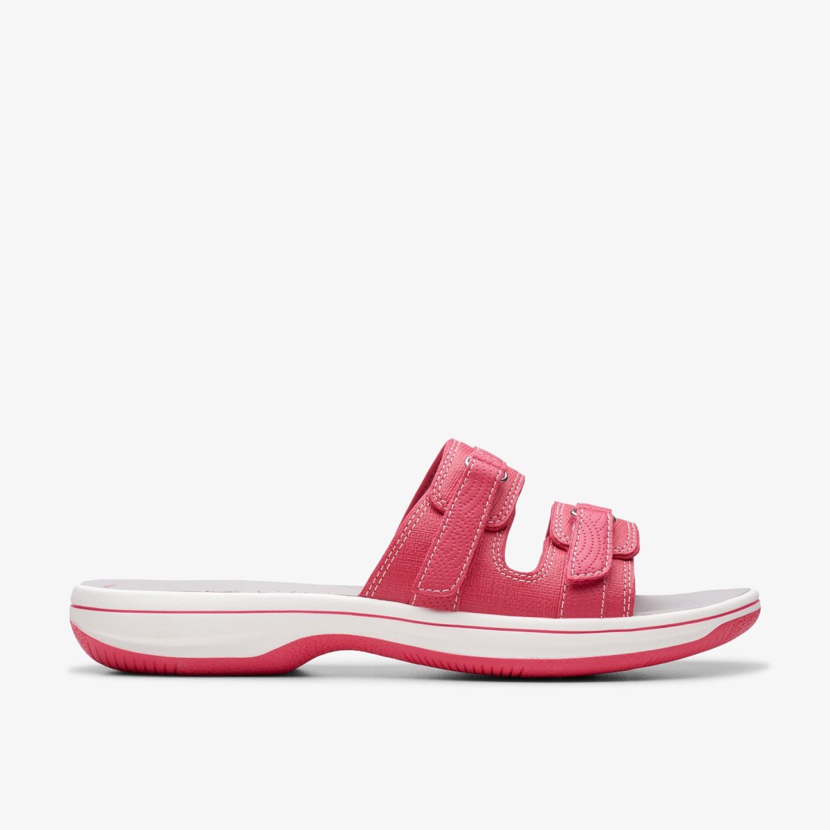 Sandalias Clarks Breeze Piper Bright Pink Combination Mujer Rosas Claro | IDYT-16453