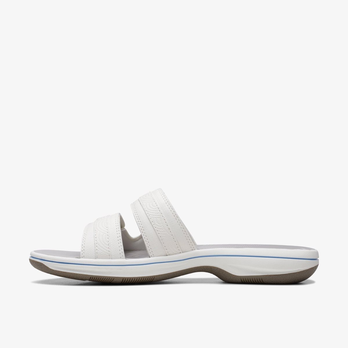 Sandalias Clarks Breeze Piper White Mujer Blancas | HTUQ-78914