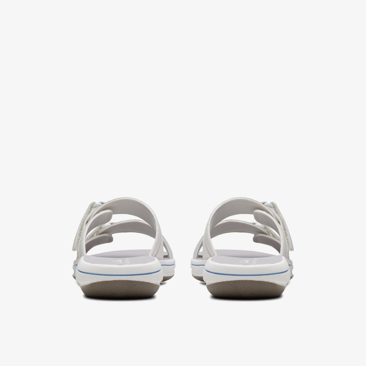 Sandalias Clarks Breeze Piper White Mujer Blancas | HTUQ-78914