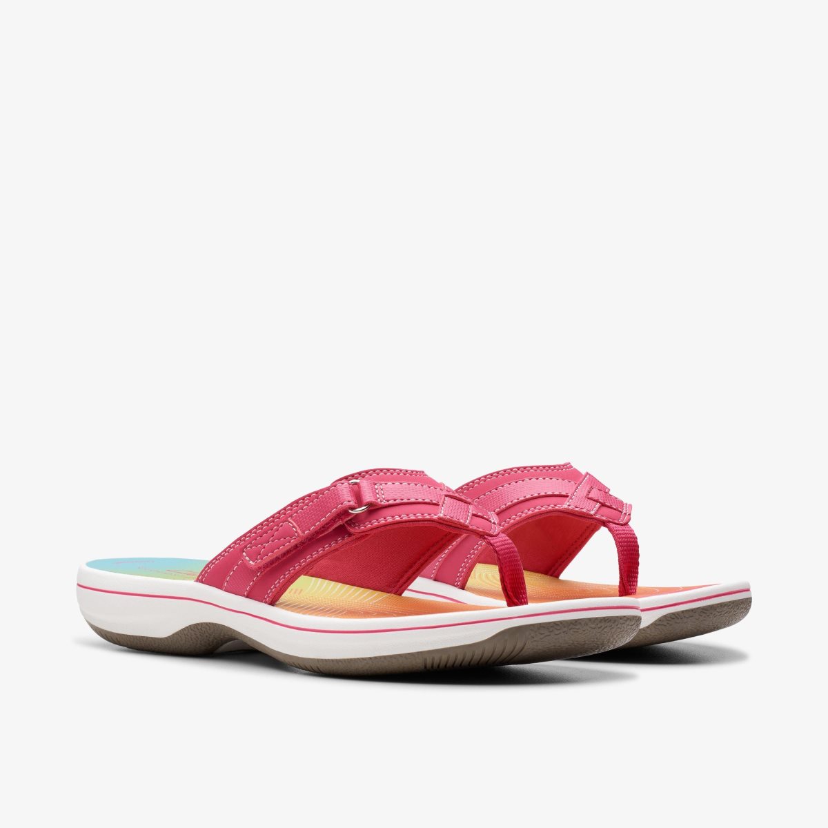 Sandalias Clarks Breeze Sea Brt Pink Ombre Mujer Rosas | MUVO-83496