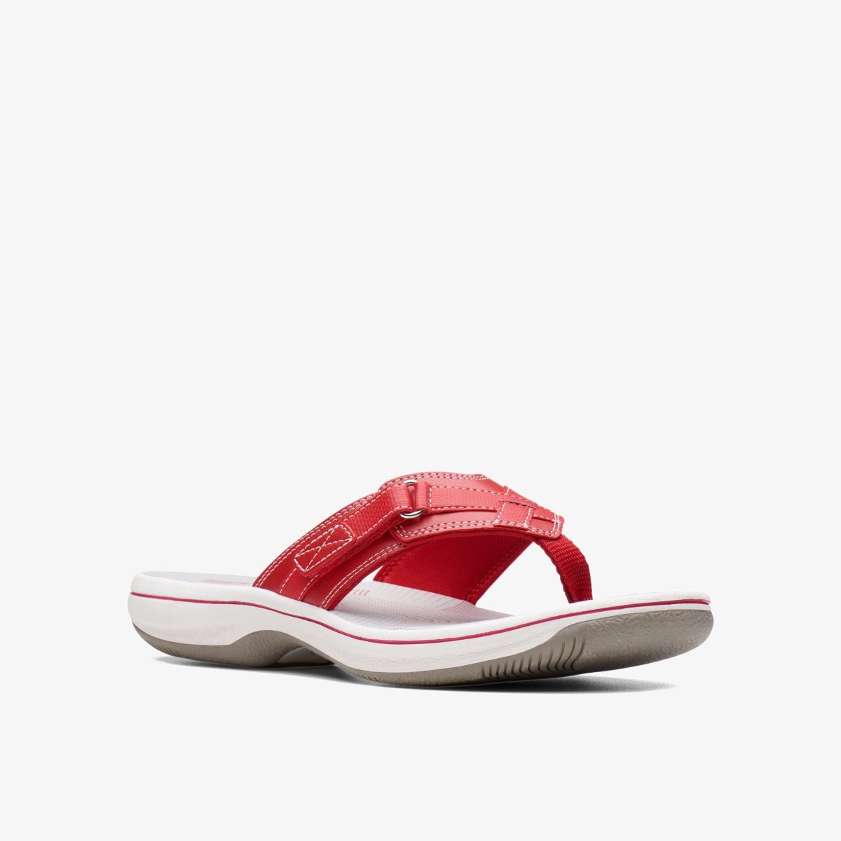 Sandalias Clarks Breeze Sea Red Synthetic Mujer Rojas | NJPM-78596