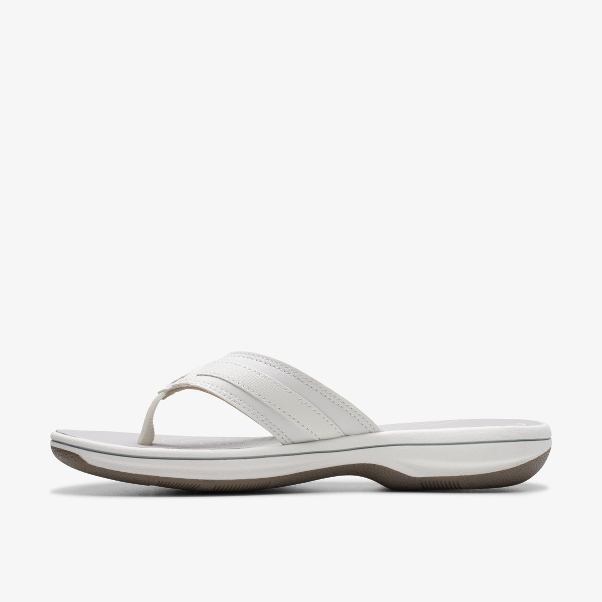 Sandalias Clarks Breeze Sea White Synthetic Mujer Blancas | WEKS-67512