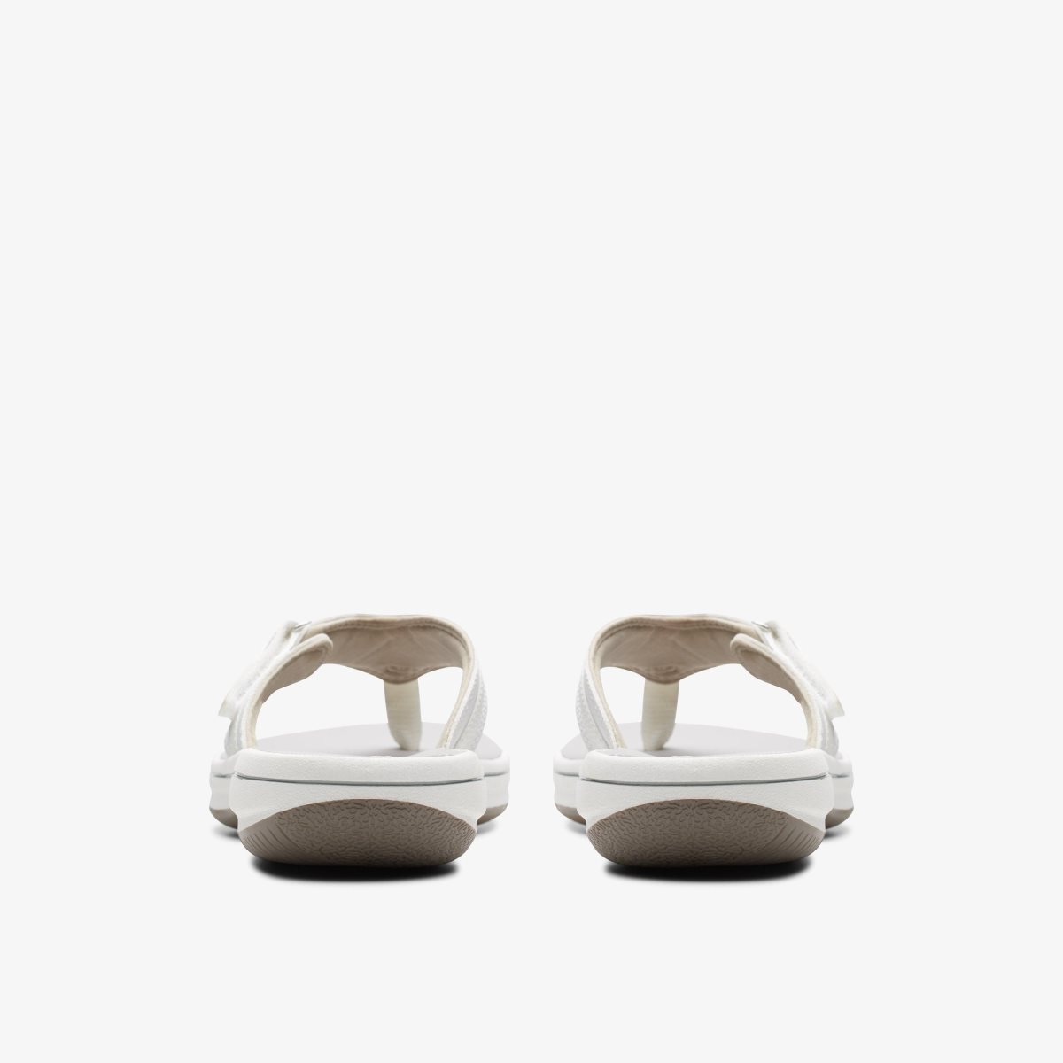 Sandalias Clarks Breeze Sea White Synthetic Mujer Blancas | WEKS-67512