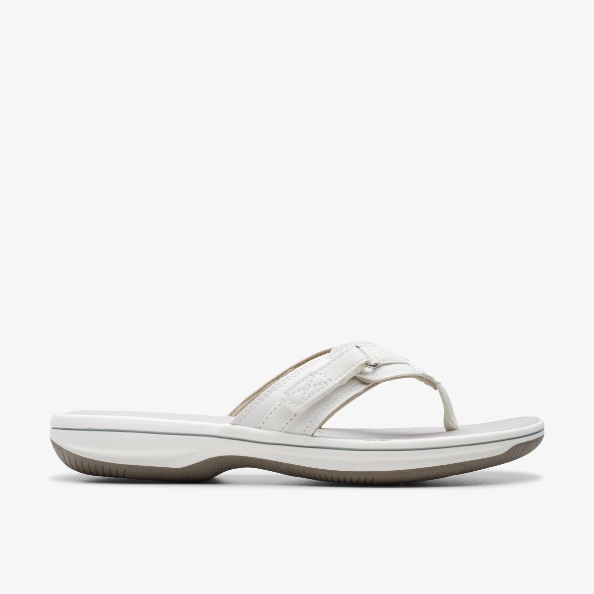 Sandalias Clarks Breeze Sea White Synthetic Mujer Blancas | WEKS-67512