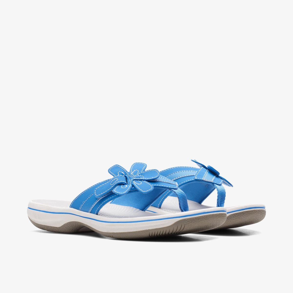 Sandalias Clarks Brinkley Flora Blue Mujer Azules | EOHU-83704