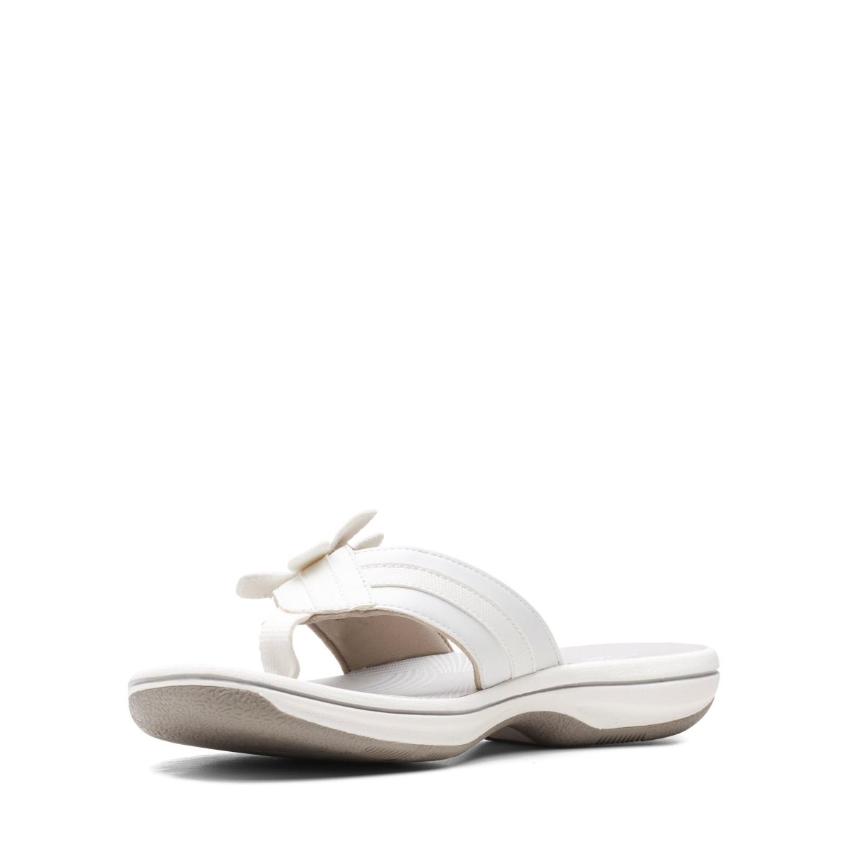 Sandalias Clarks Brinkley Flora White Mujer Blancas | GRLT-08927