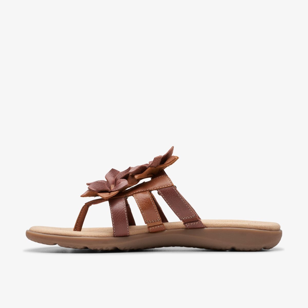 Sandalias Clarks Elizabelle Mae Tan Combination Mujer Marrones | IUTL-90321