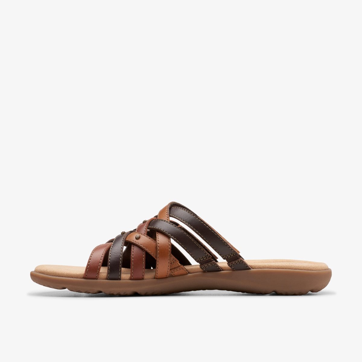 Sandalias Clarks Elizabelle Rio Brown Multicolour Mujer Marrones | GXTH-26085