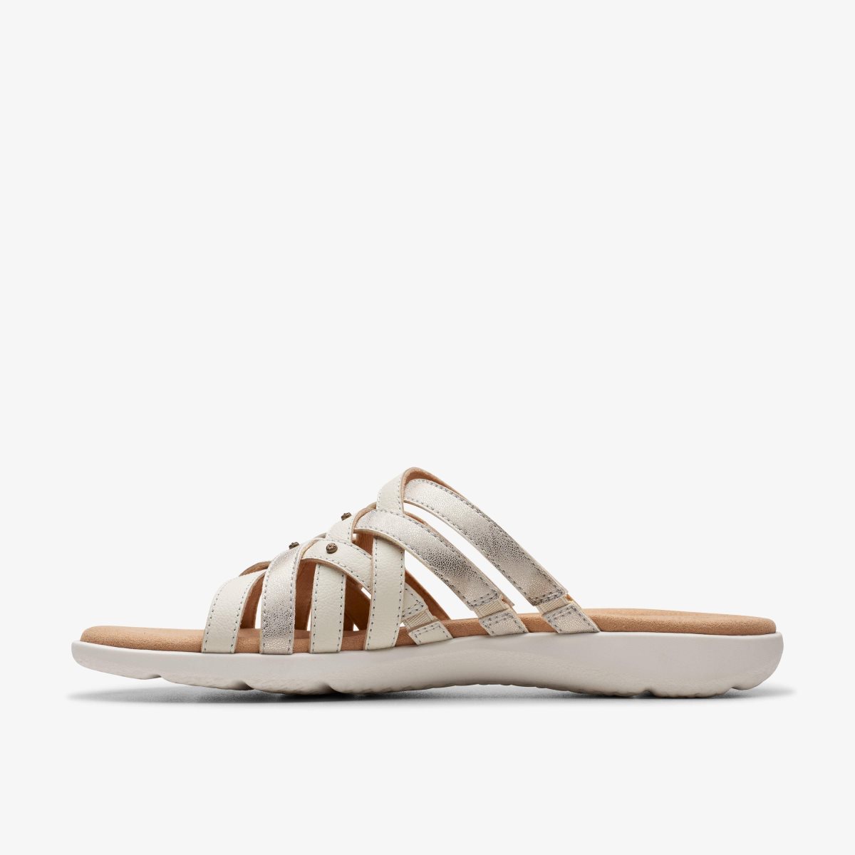 Sandalias Clarks Elizabelle Rio Off White Multicolour Mujer Blancas | BJAT-81672