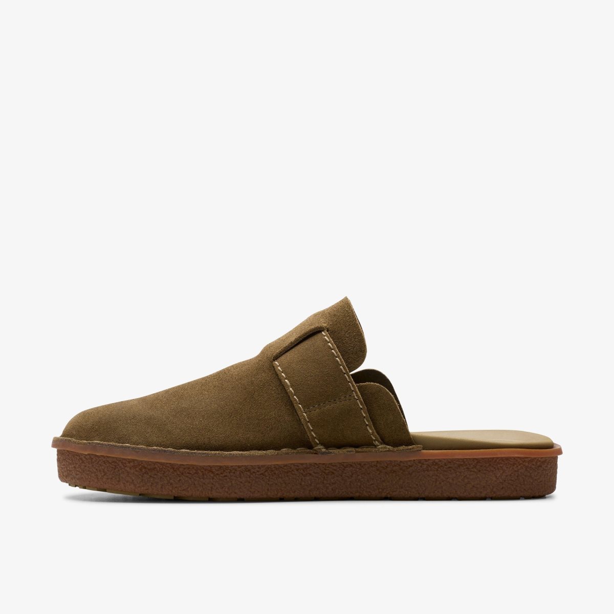 Sandalias Clarks Litton Mule Oakwood Suede Hombre Oakwood | NEOS-53798