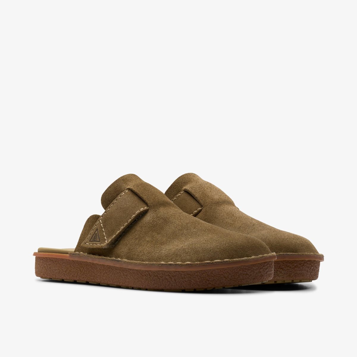 Sandalias Clarks Litton Mule Oakwood Suede Hombre Oakwood | NEOS-53798