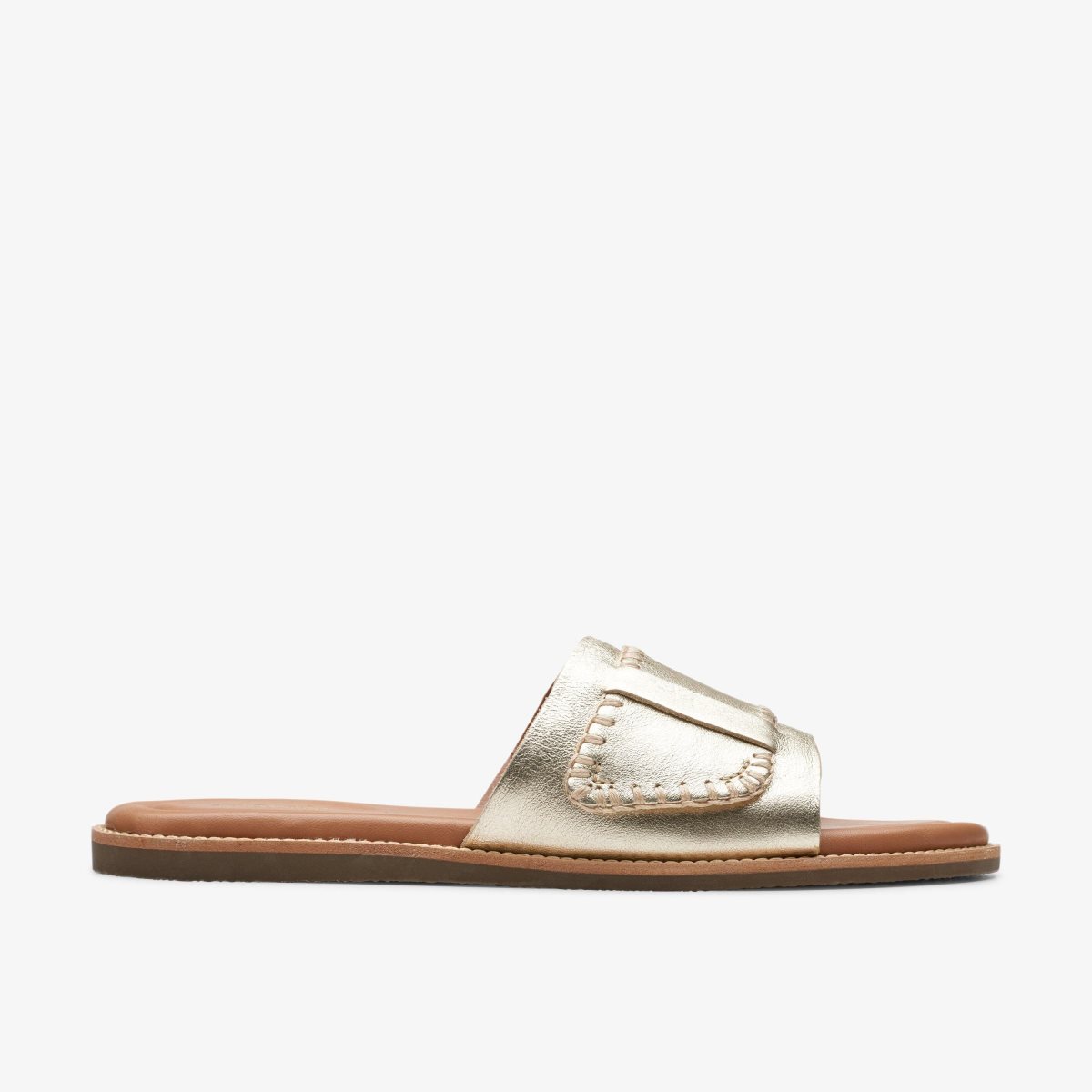 Sandalias Clarks Maritime Mule Champagne Leather Mujer Champagne | CBYR-81905