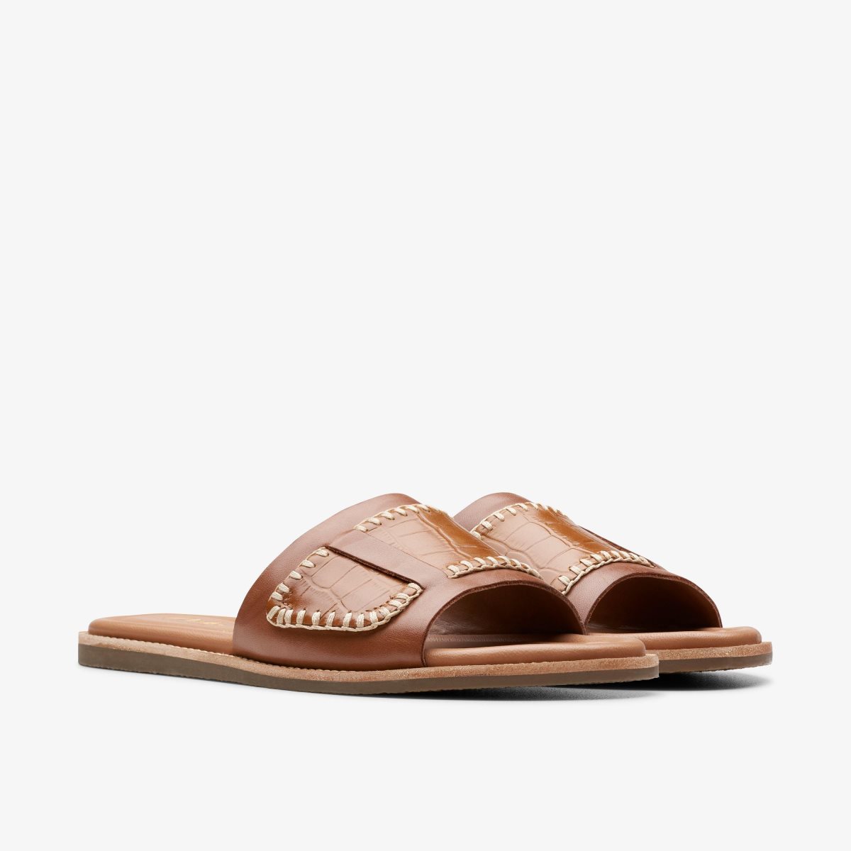 Sandalias Clarks Maritime Mule Tan Interest Mujer Marrones | XOEK-48703