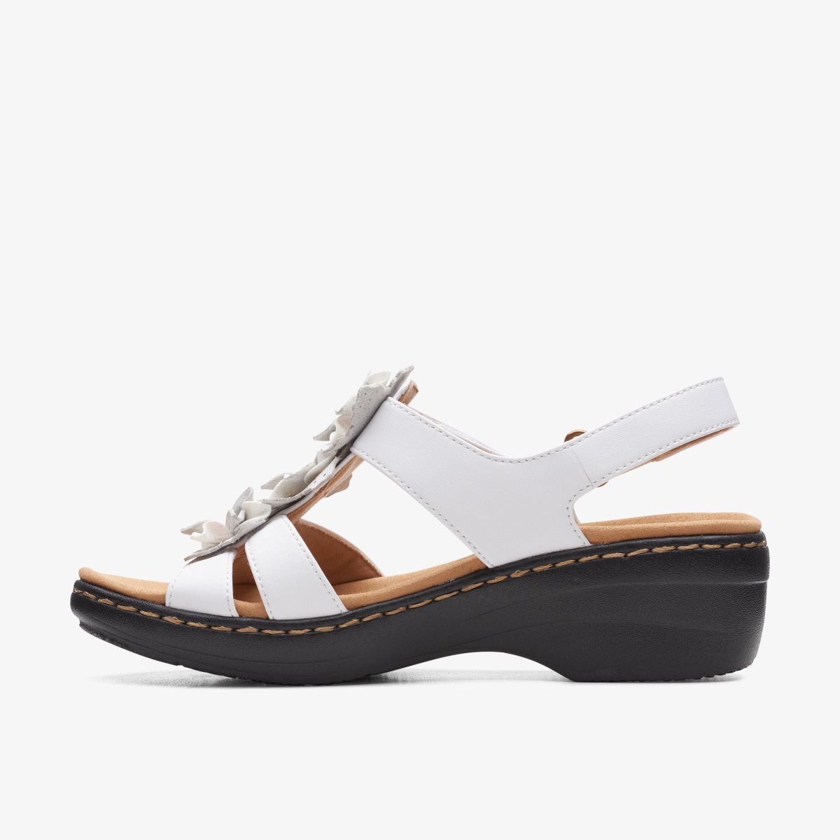 Sandalias Clarks Merliah Sheryl White Mujer Blancas | YHUC-75014