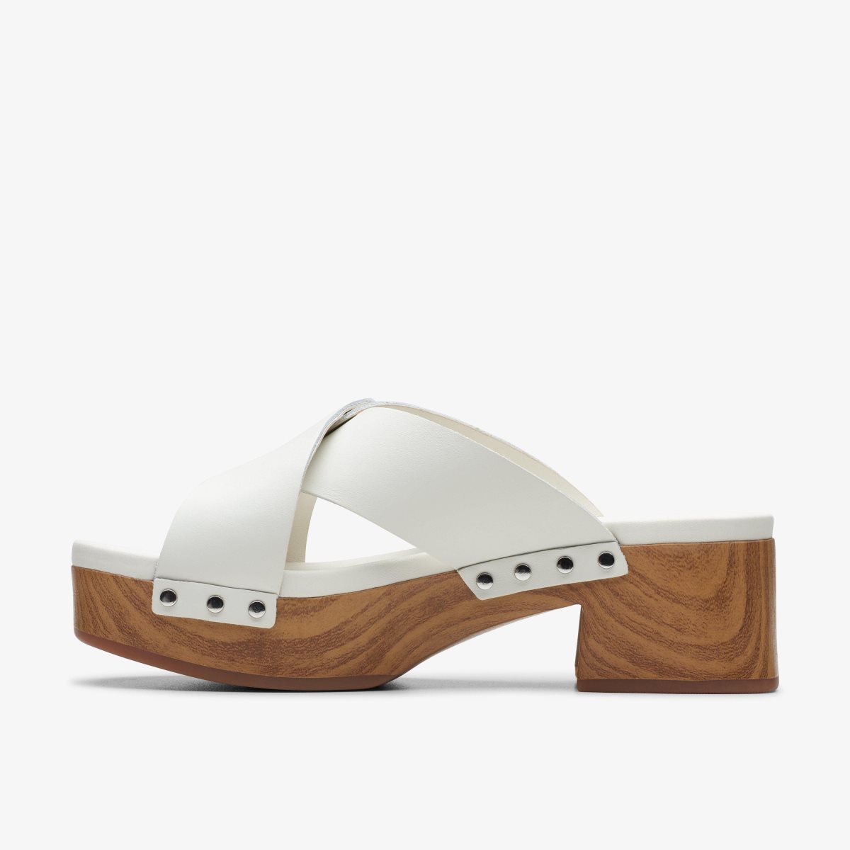 Sandalias Clarks Sivanne Walk Off White Leather Mujer Blancas | AFXB-20341